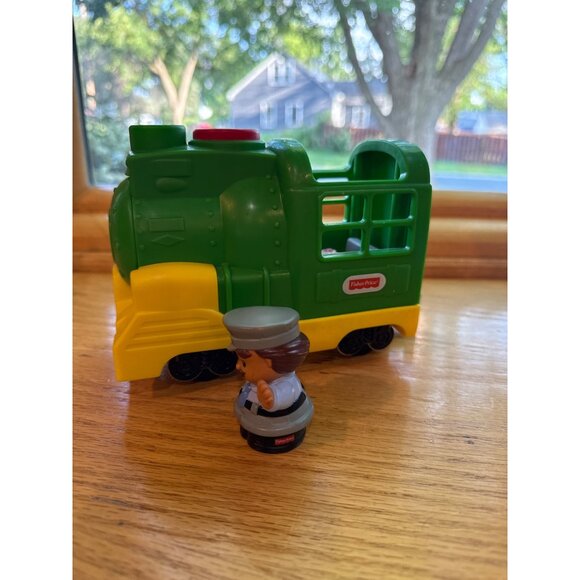 Fisher-Price Little People Train Engine & Conductor Toy Set - Picture 2 of 7